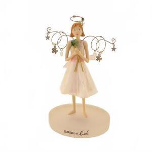 Multi 6" Hallmark Angel of Luck with Wings Crossed Figurine